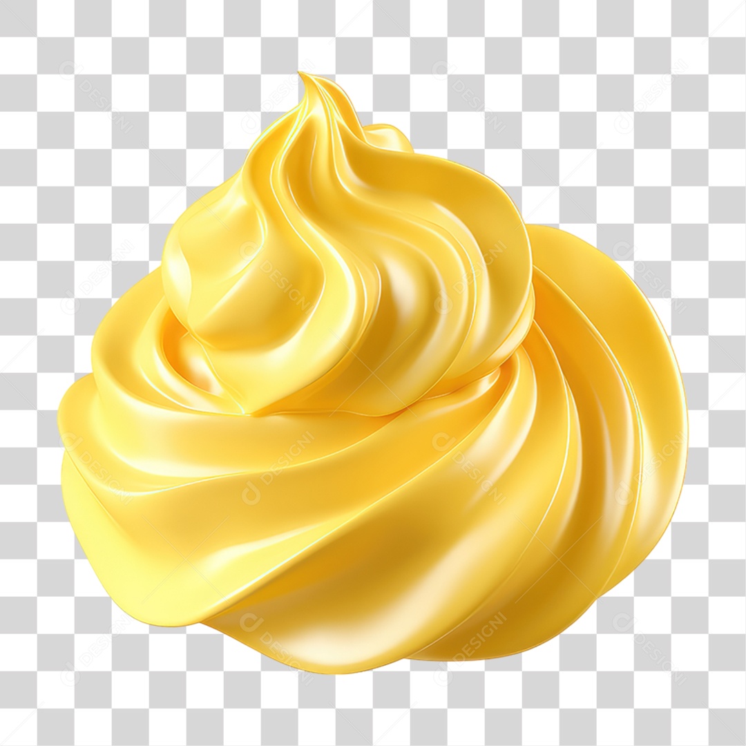Glace Amarelo PNG Transparente