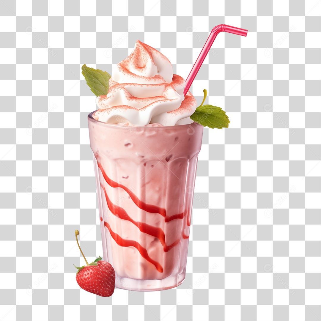 Copo de Sorvete PNG Transparente