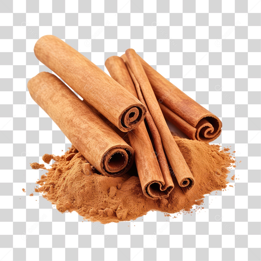 Pó Canela PNG Transparente