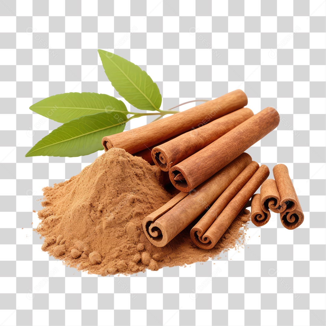 Pó Canela PNG Transparente