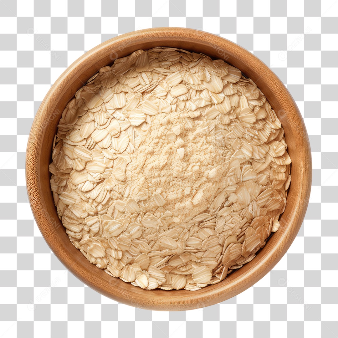 Vasilha com Farinha de Trigo PNG Transparente