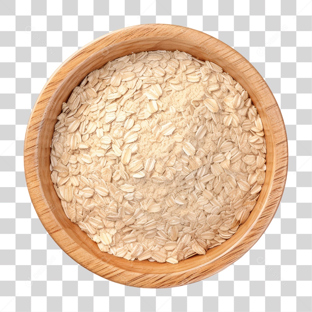 Vasilha com Farinha de Trigo PNG Transparente