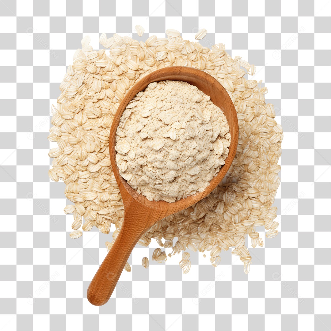 Vasilha com Farinha de Trigo PNG Transparente