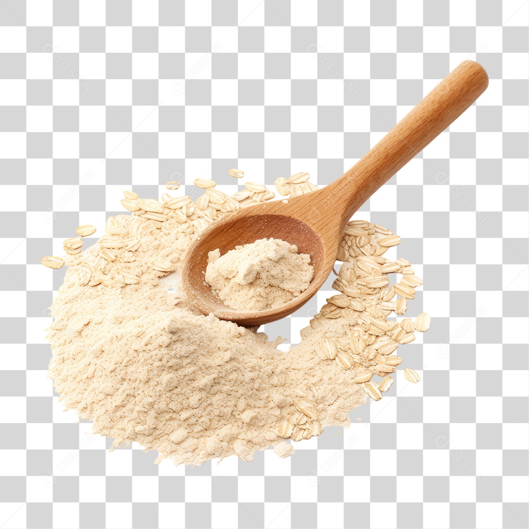 Vasilha com Farinha de Trigo PNG Transparente