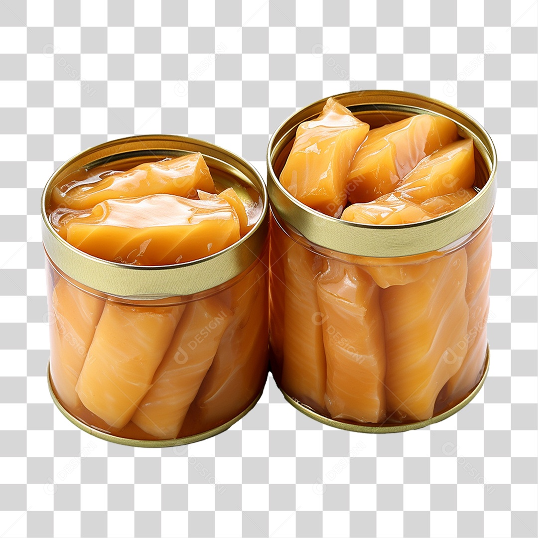 Brotos de Bambu Enlatados PNG Transparente