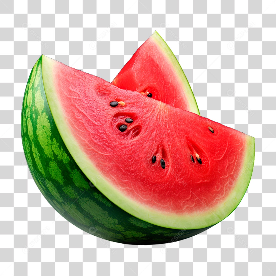 Fatia de Melancia PNG Transparente