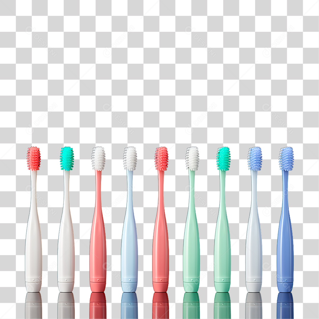 Escova de Dente PNG Transparente