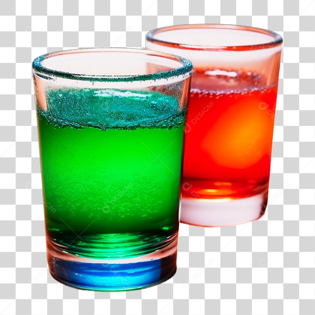 Copo com Bebida PNG Transparente