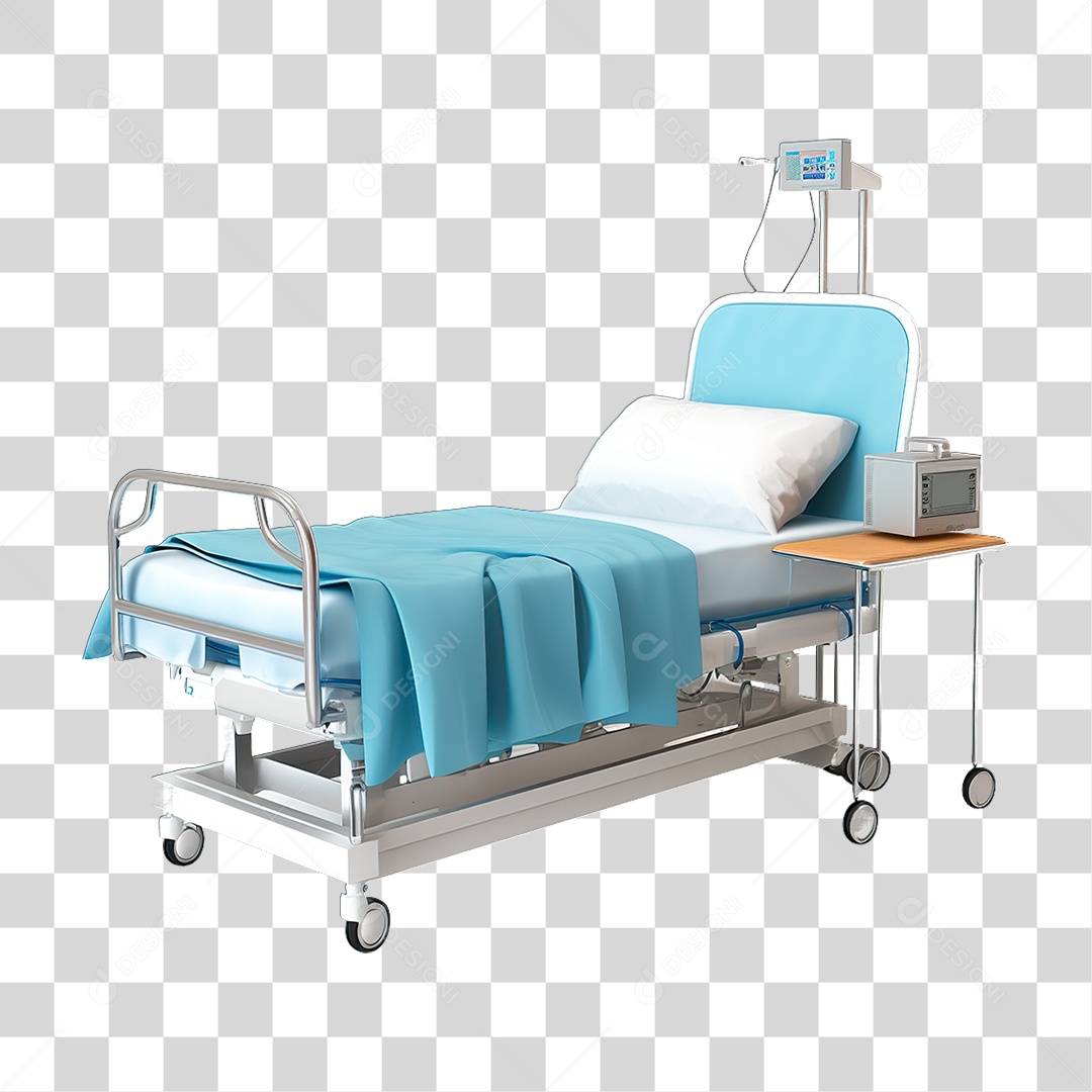 Cama de Hospital PNG Transparente