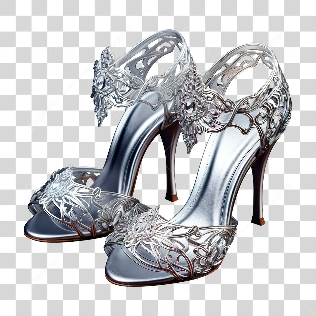 Sandália de Salto PNG Transparente
