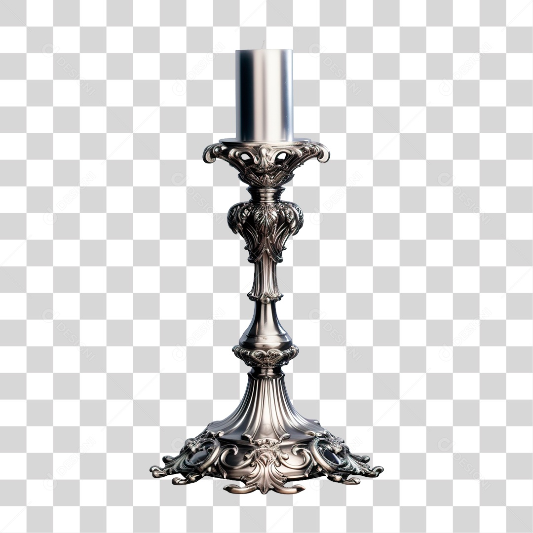 Vela na Base PNG Transparente