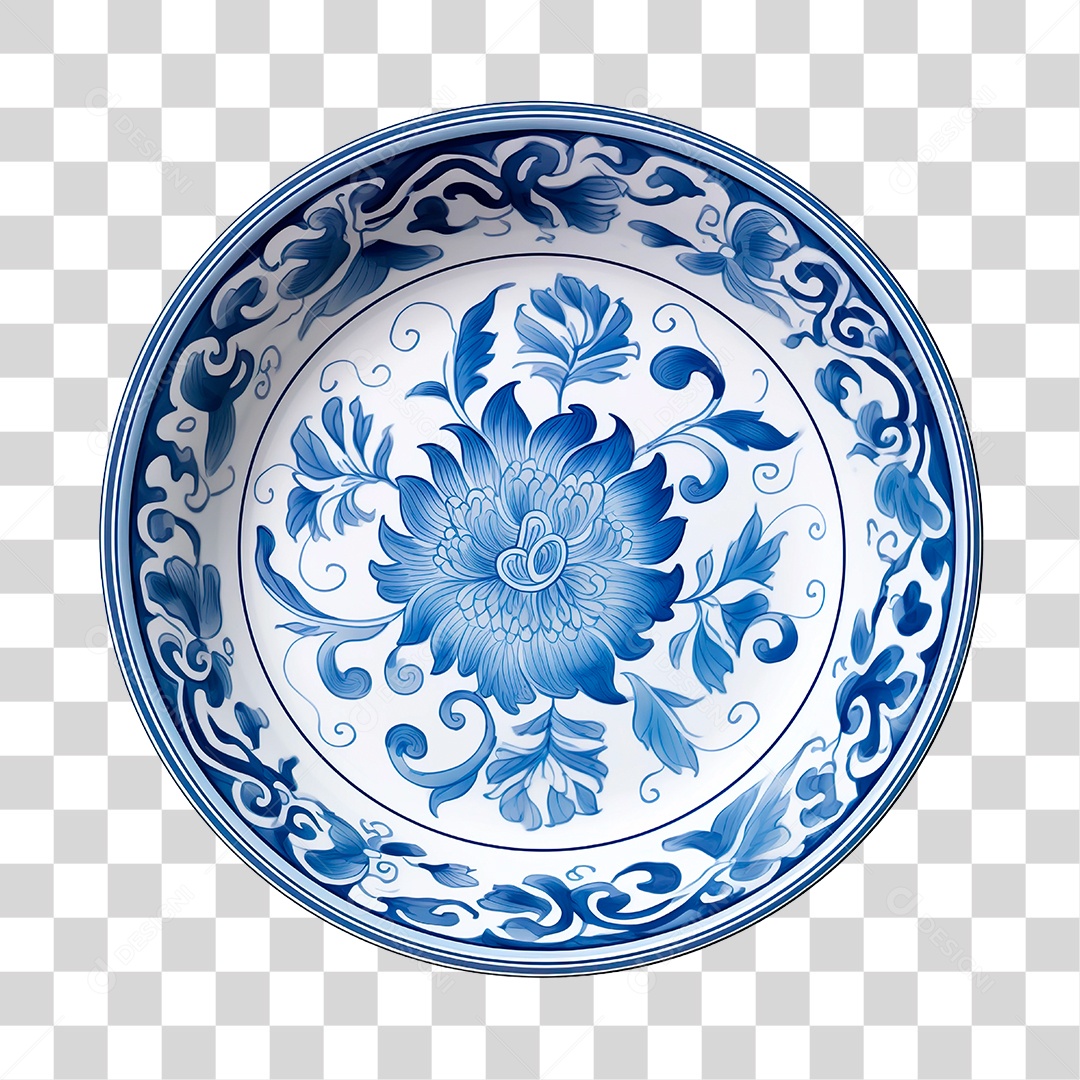 Tigela de Porcelana PNG Transparente