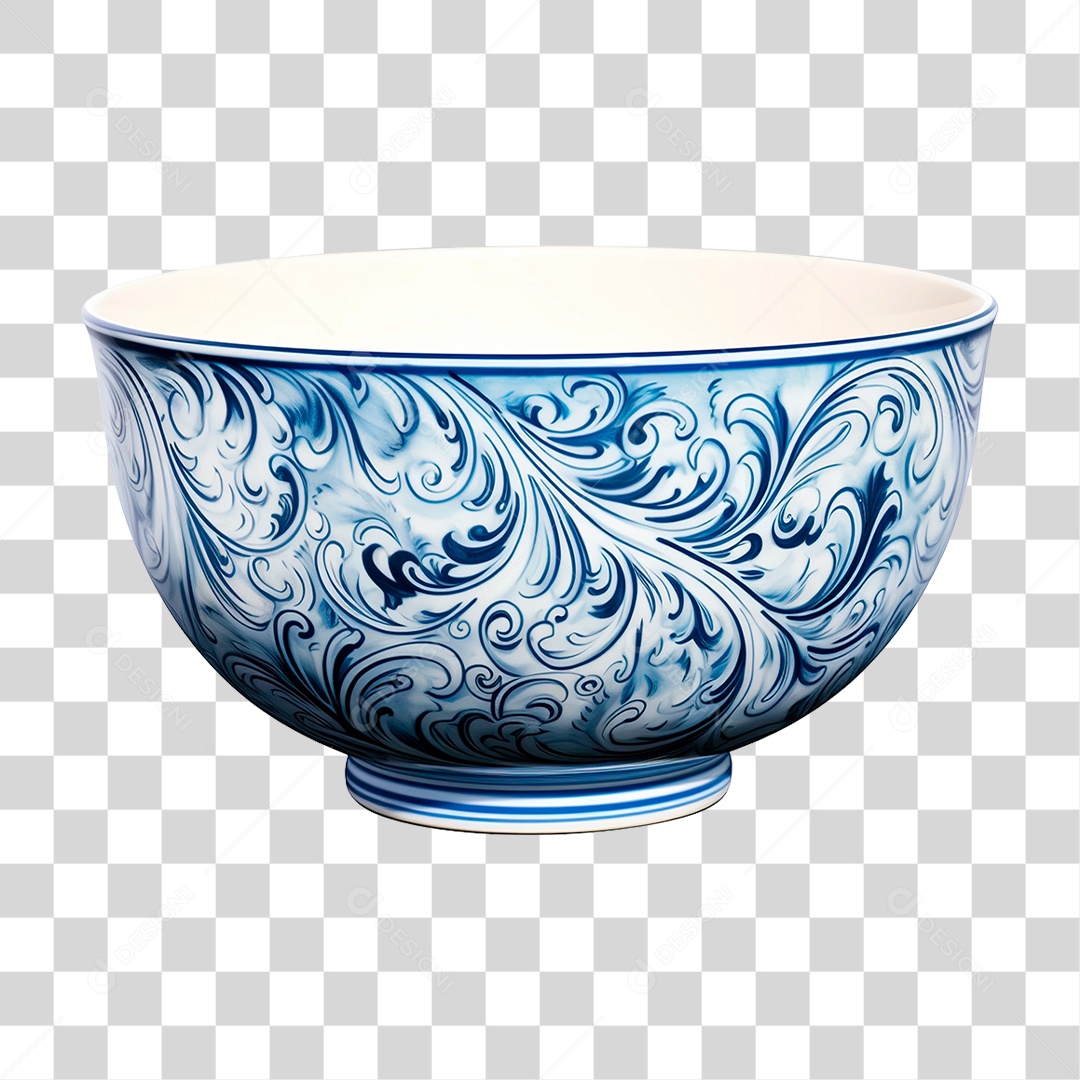 Tigela de Porcelana PNG Transparente