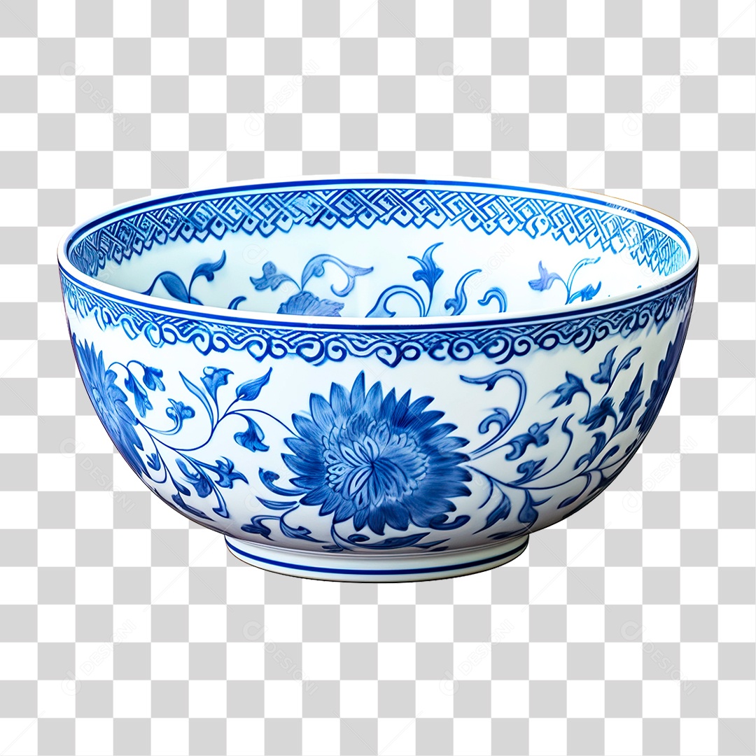 Tigela de Porcelana PNG Transparente