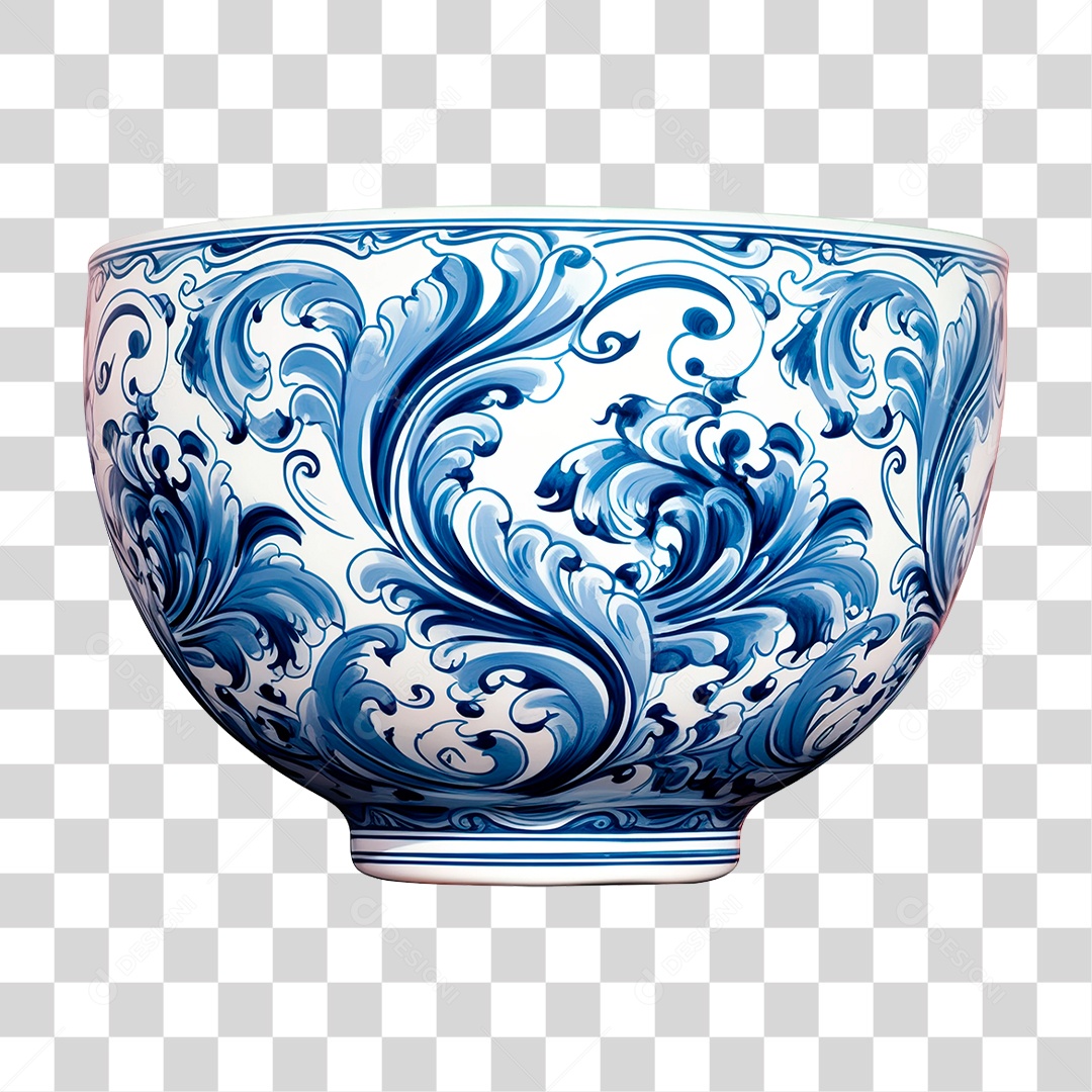 Tigela de Porcelana PNG Transparente