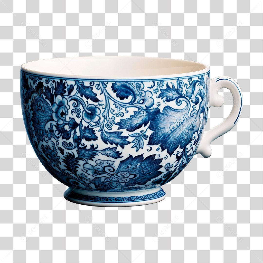 Xícara de Porcelana PNG Transparente