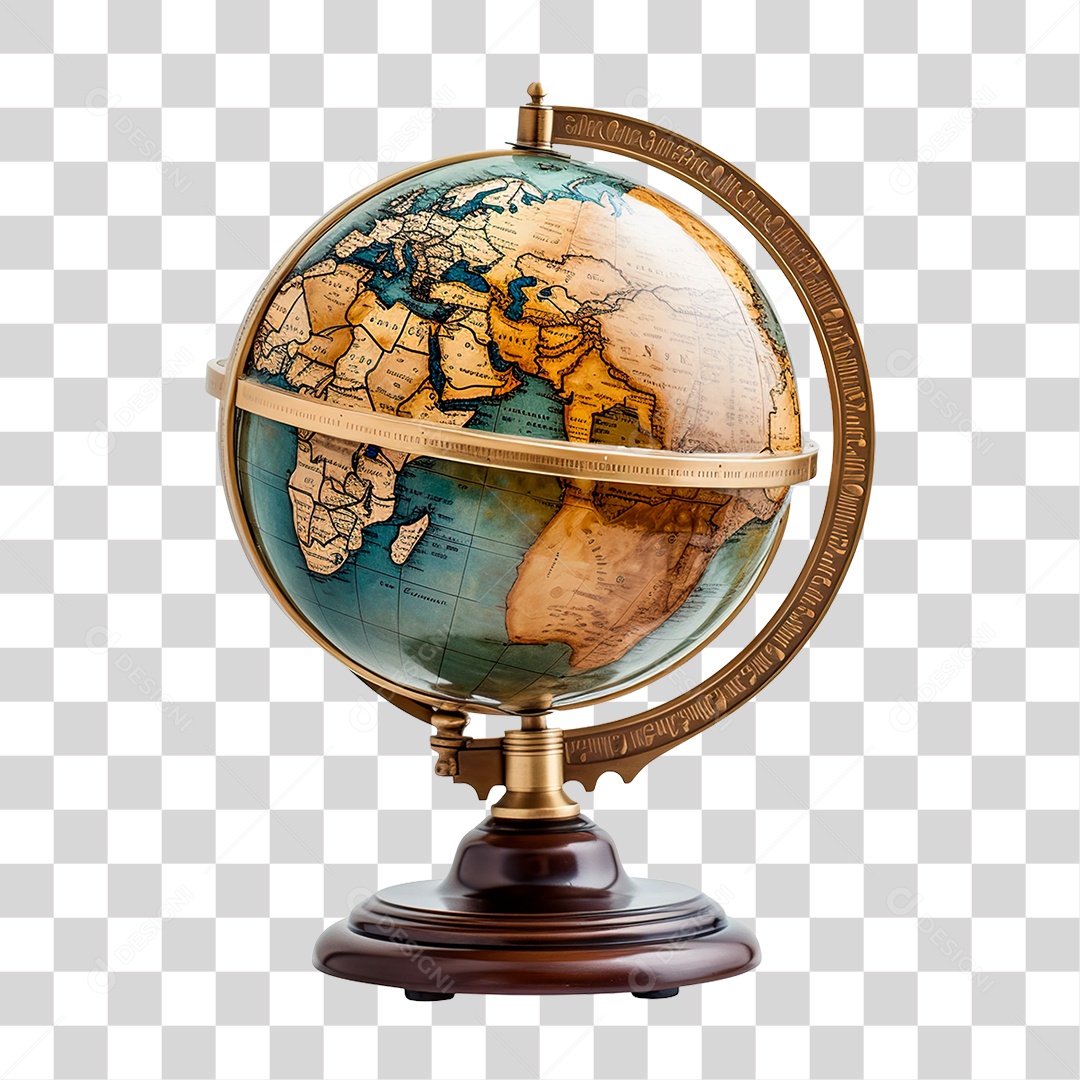 Globo Terrestre PNG Transparente