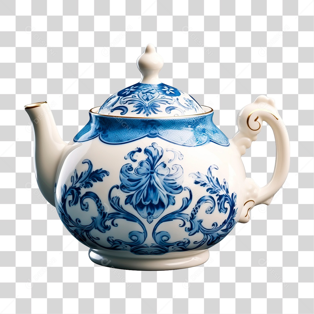 Bule de Cerâmica PNG Transparente