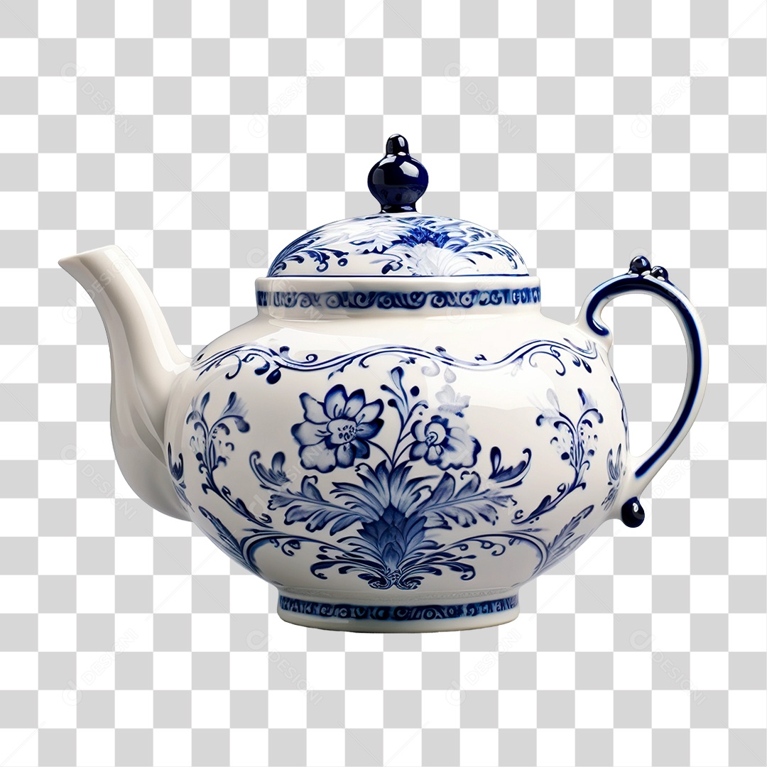 Bule de Cerâmica PNG Transparente