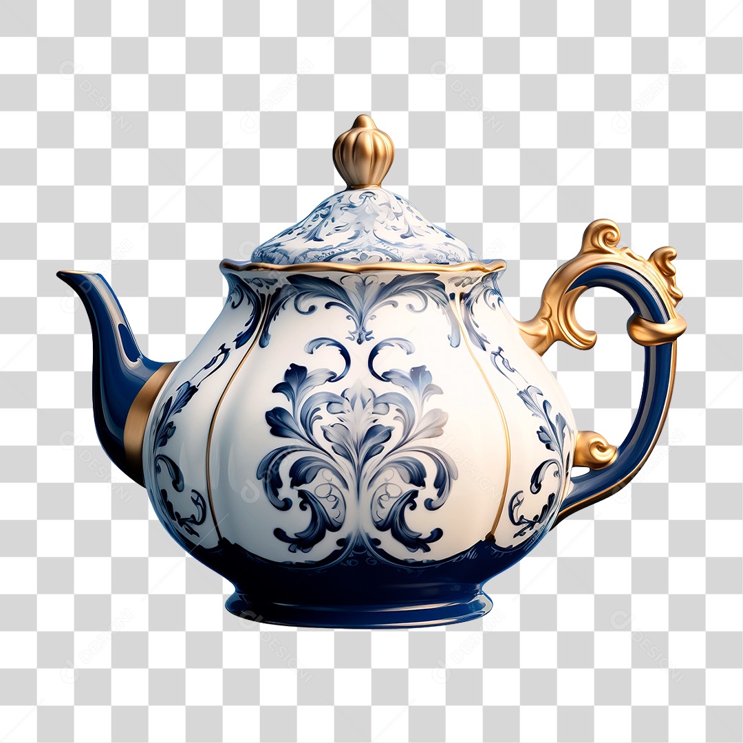 Bule de Cerâmica PNG Transparente