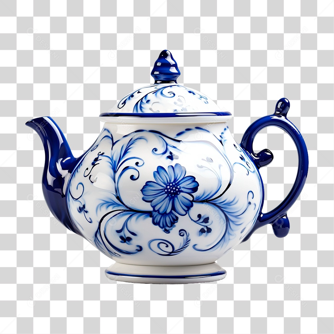 Bule de Cerâmica PNG Transparente