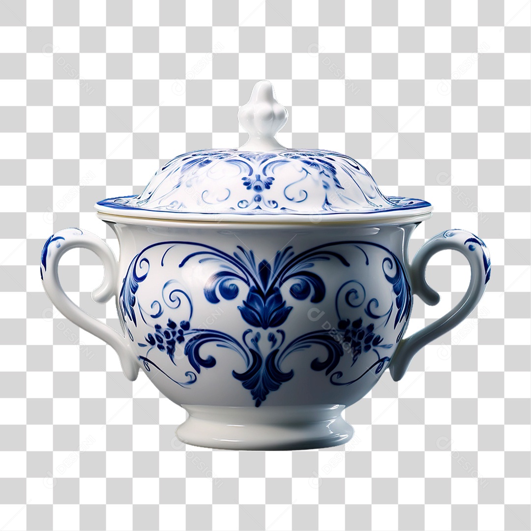 Tigela de Porcelana PNG Transparente