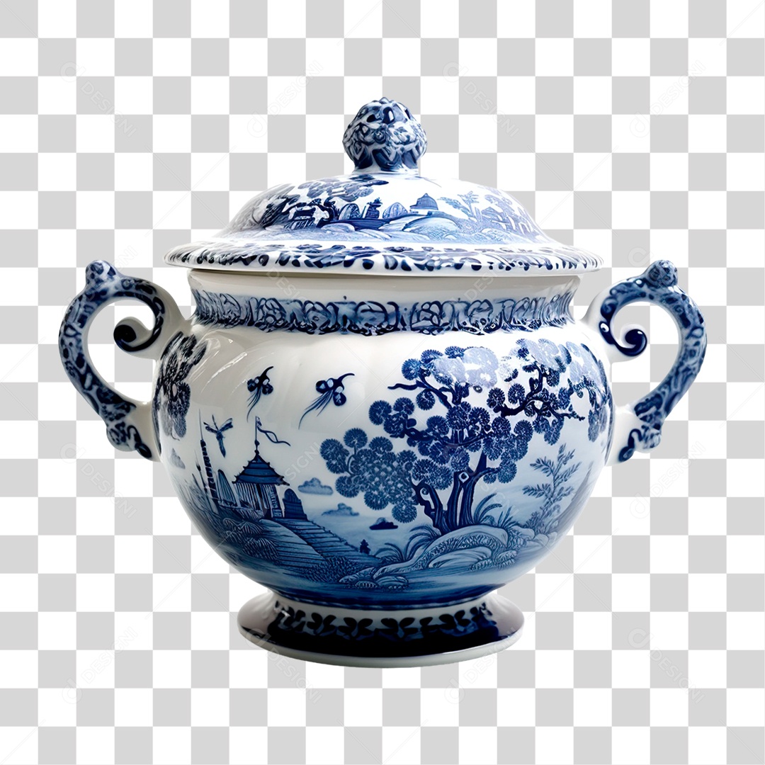 Tigela de Porcelana PNG Transparente