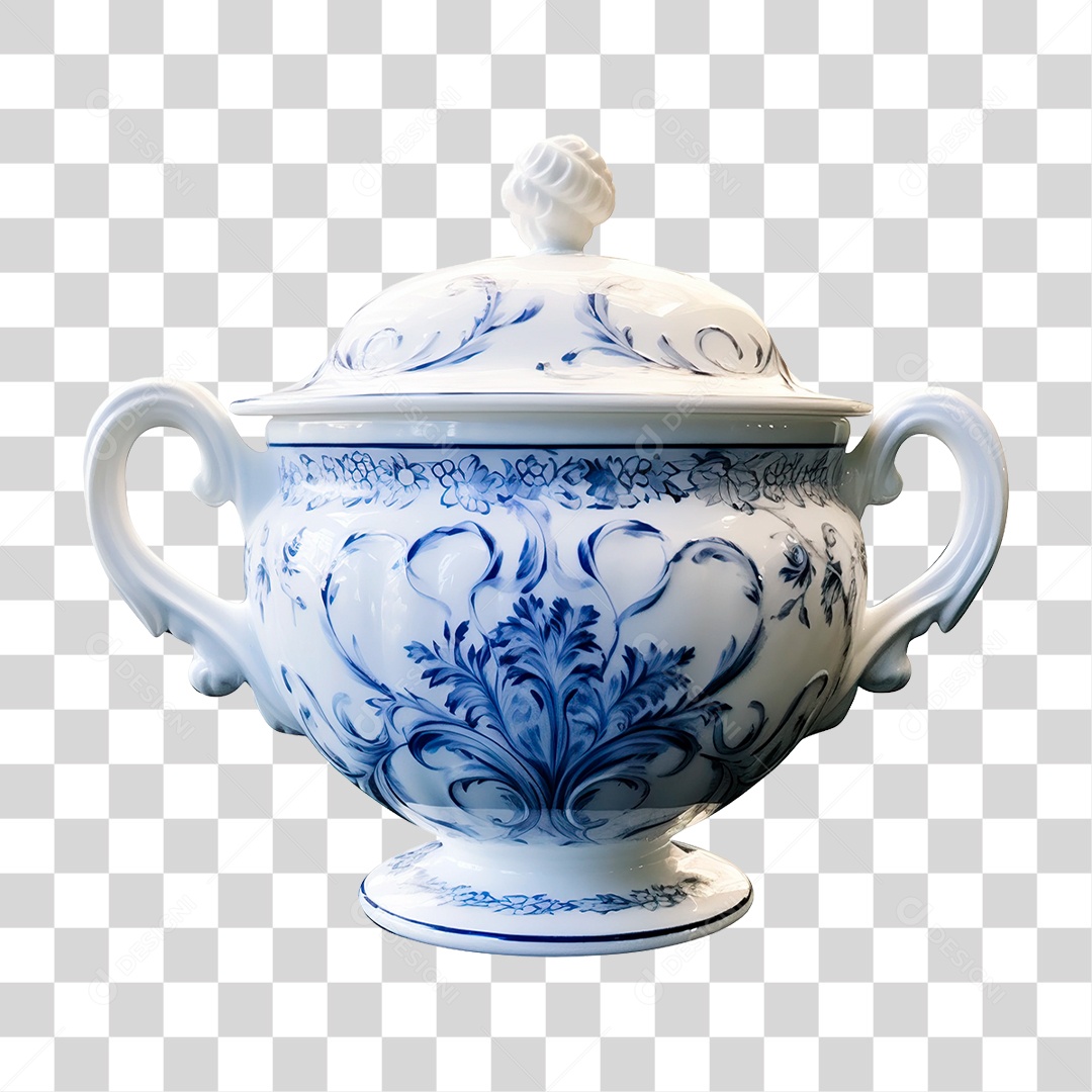 Tigela de Porcelana PNG Transparente
