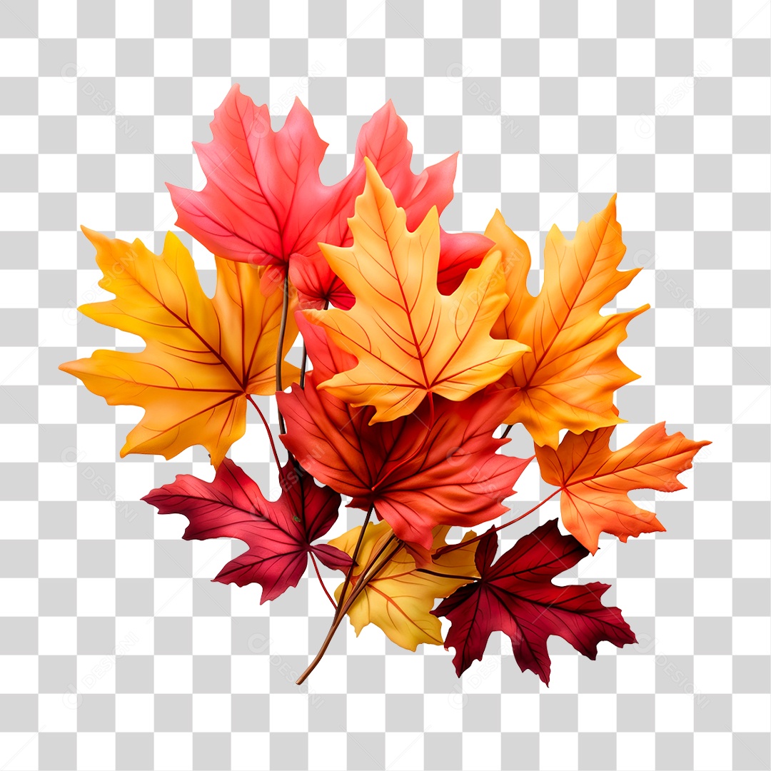 Folha Seca PNG Transparente