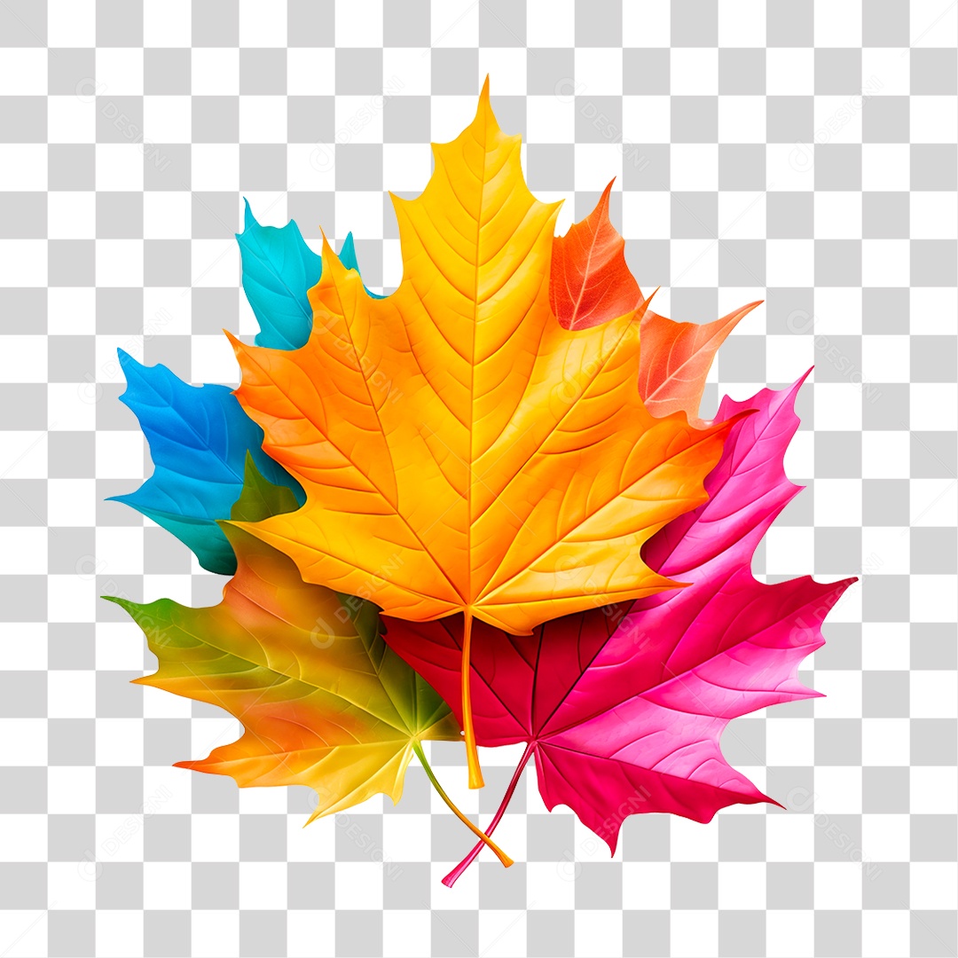 Folha Seca PNG Transparente