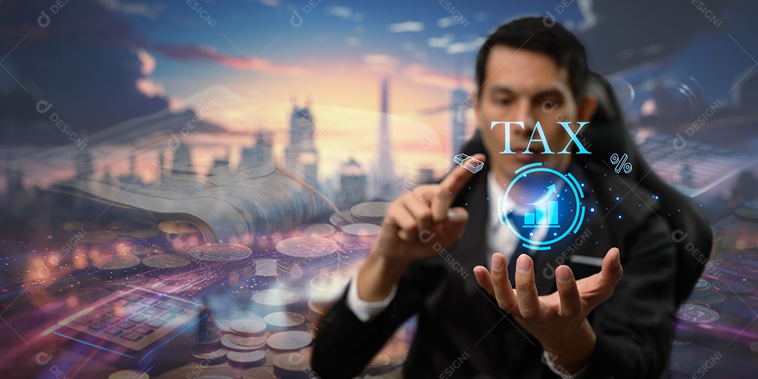 Homem empresário de negócios