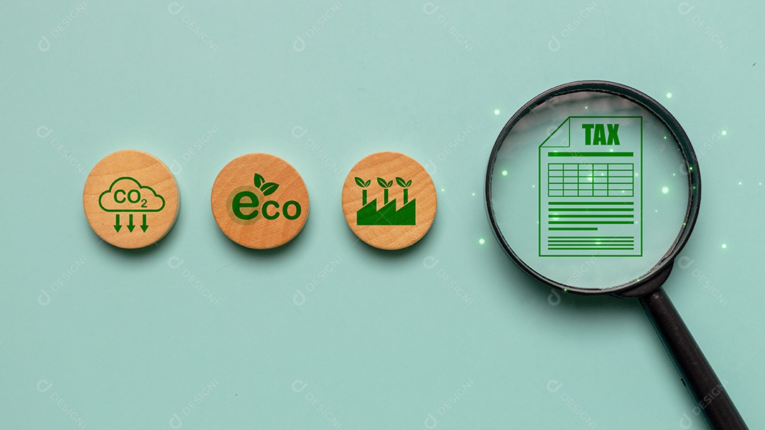 Blocos de madeira sobre fundo isolado