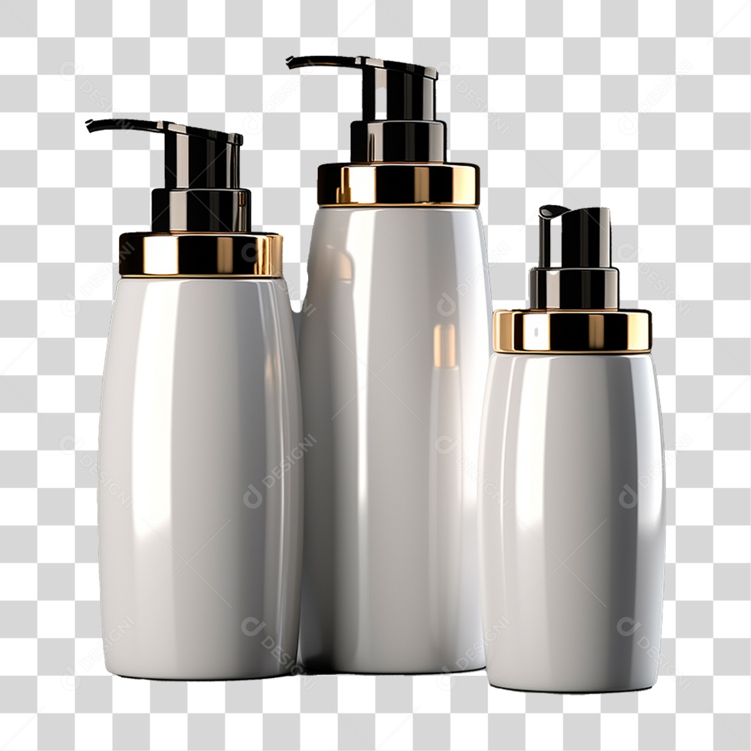 Frasco Hidratante PNG Transparente