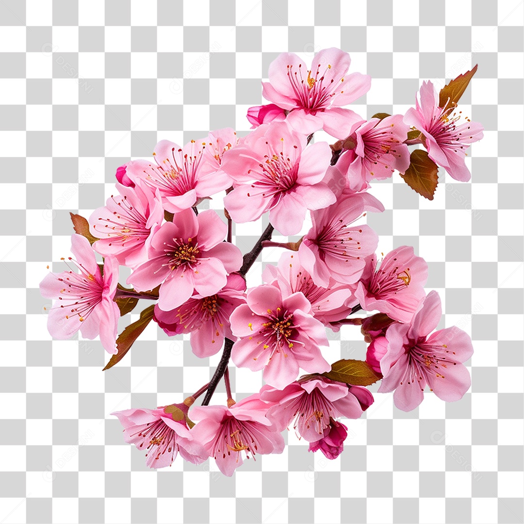 Flores Rosas PNG Transparente