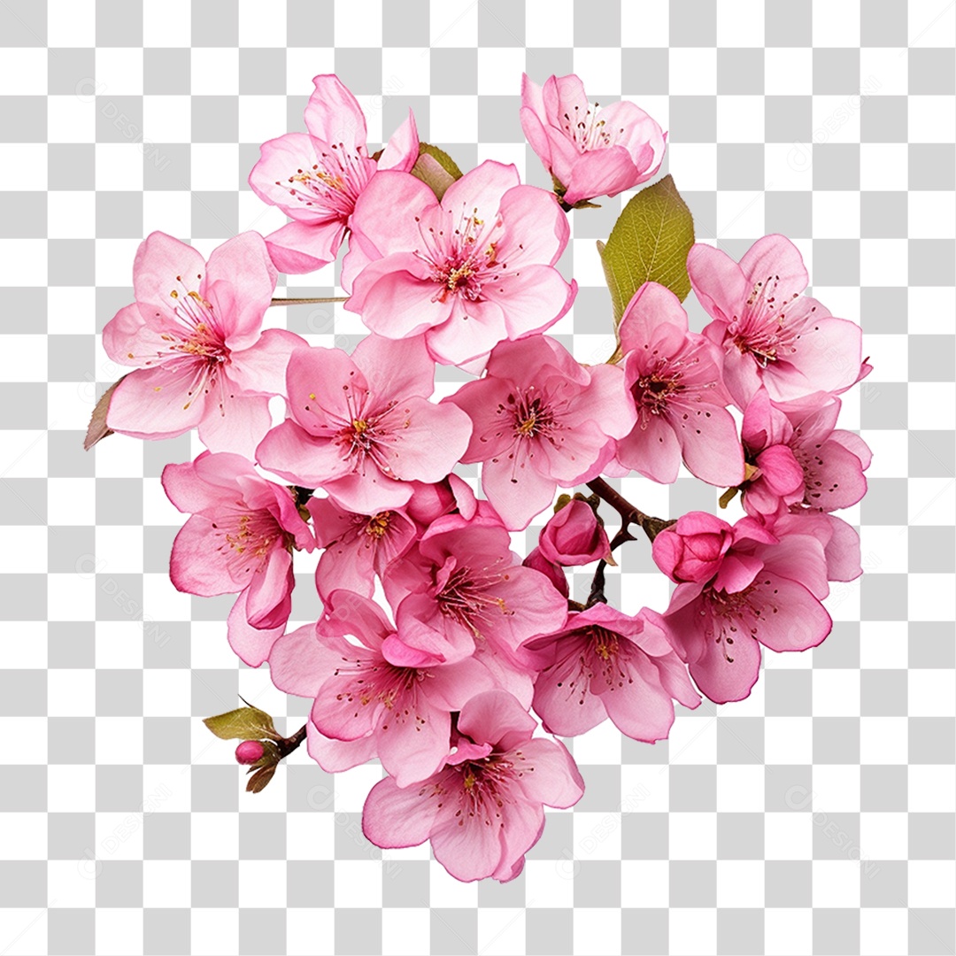 Flores Rosas PNG Transparente