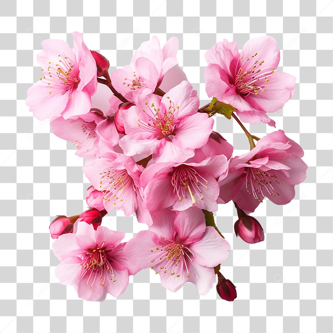 Flores Rosas PNG Transparente