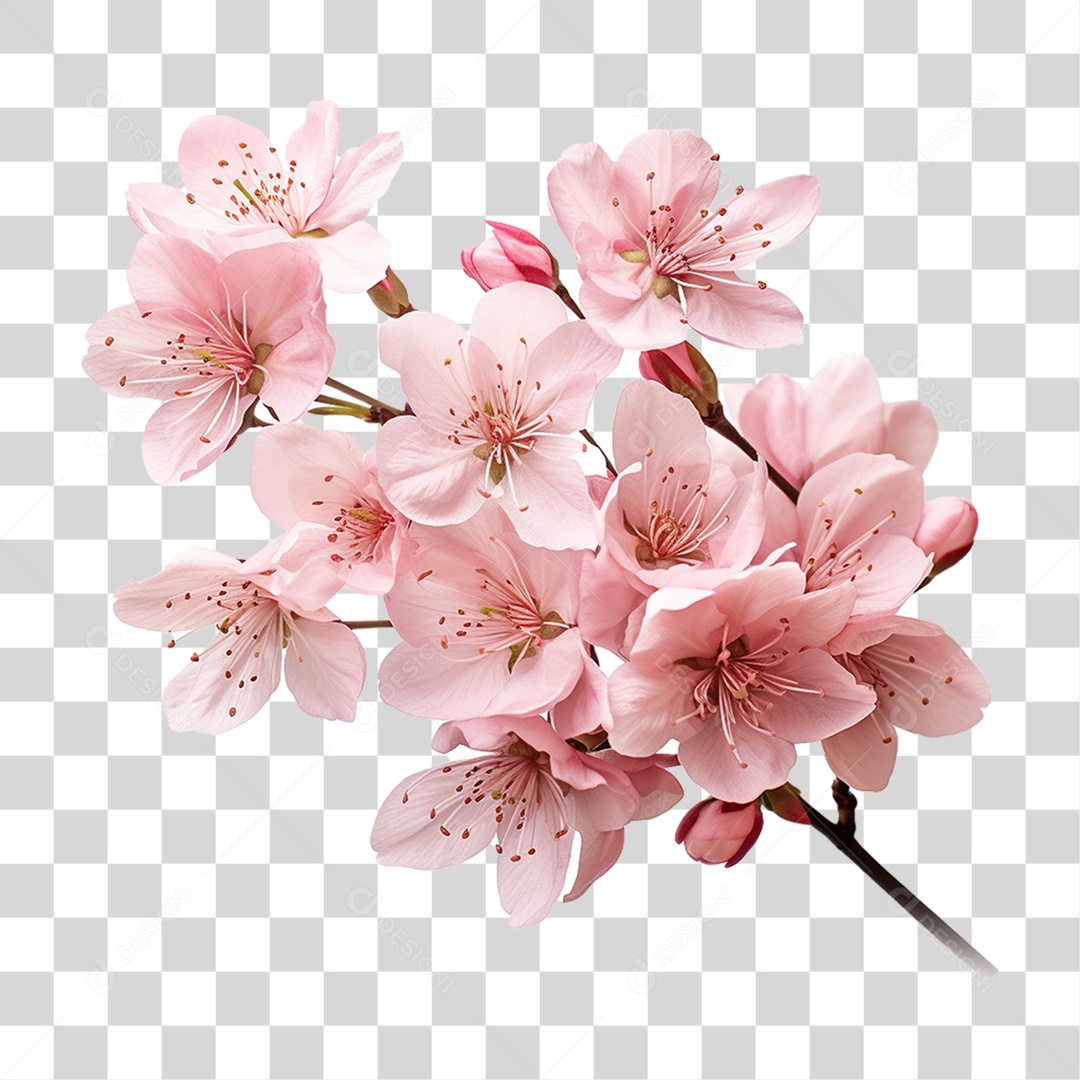 Flores Rosas PNG Transparente