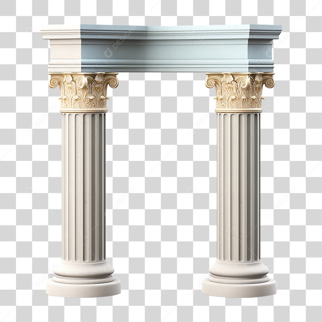 Colunas Grega Estruturas PNG Transparente
