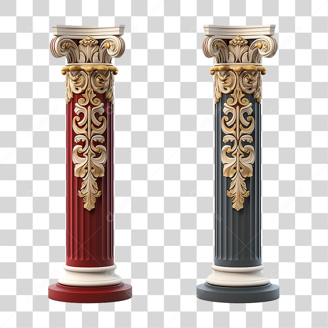 Colunas Grega Estruturas PNG Transparente