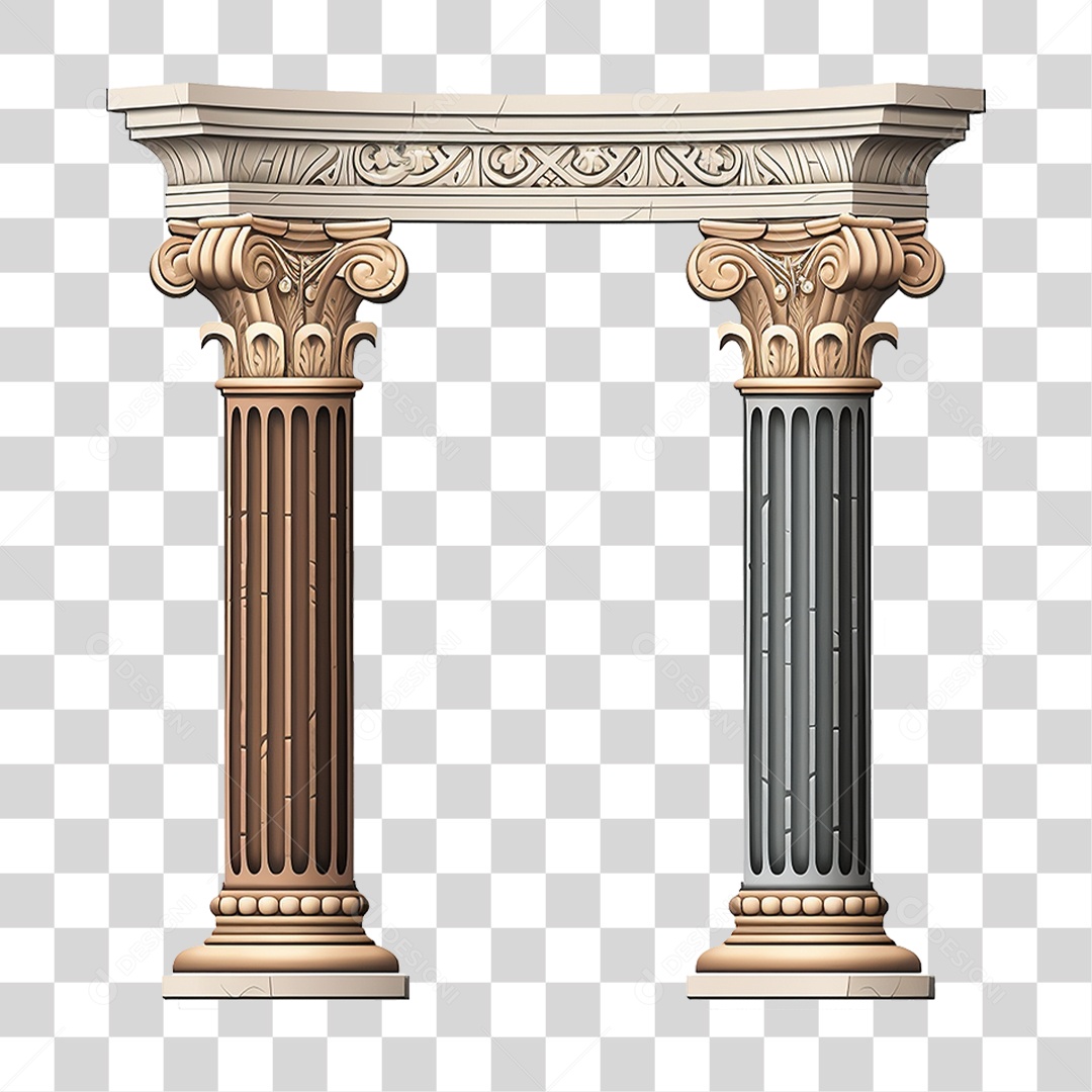 Colunas Grega Estruturas PNG Transparente