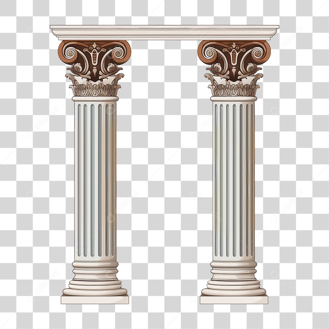 Colunas Grega Estruturas PNG Transparente
