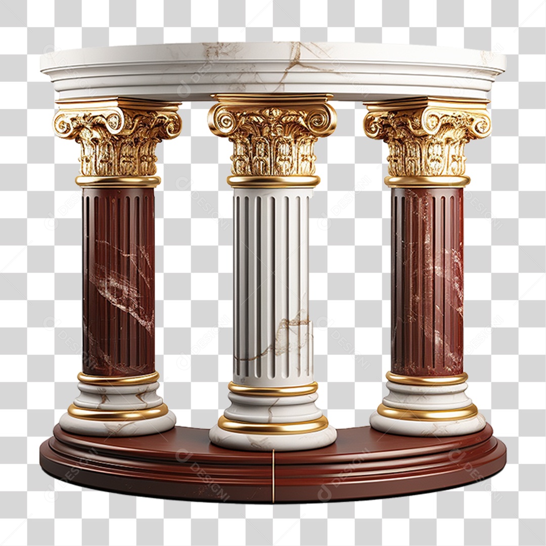 Colunas Grega Estruturas PNG Transparente