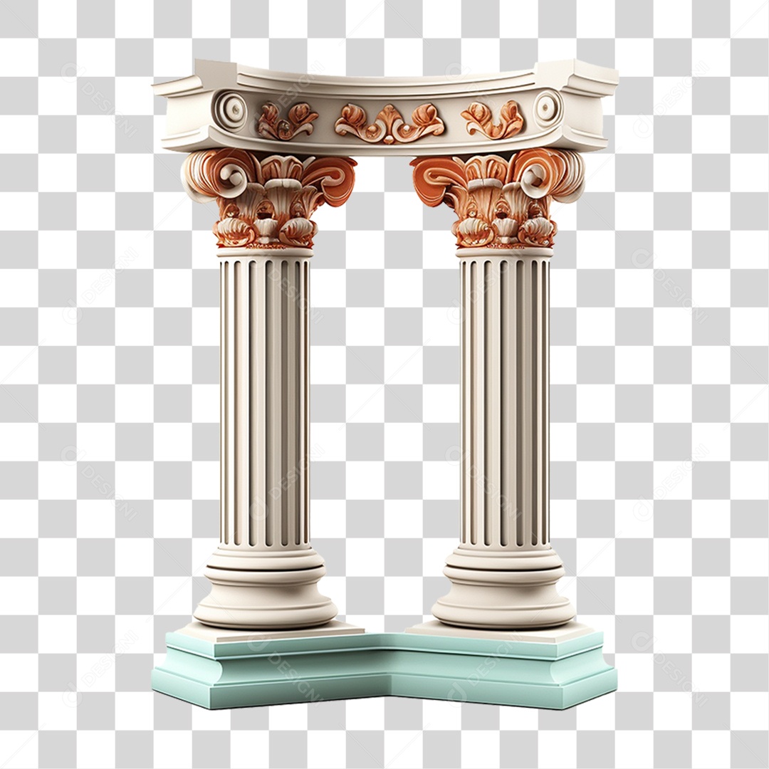 Greek Columns Transparent PNG Structures