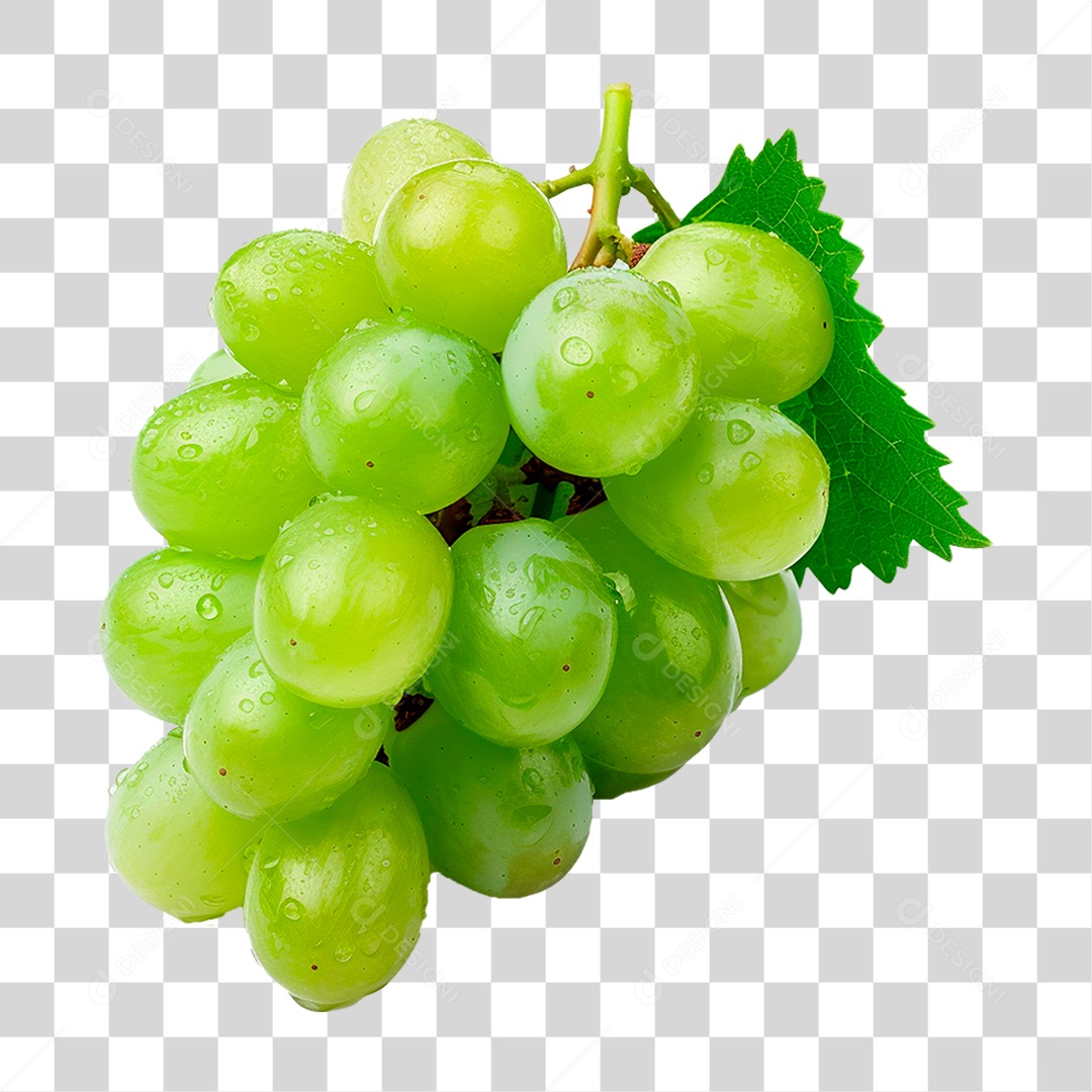 Uva Verde PNG Transparente