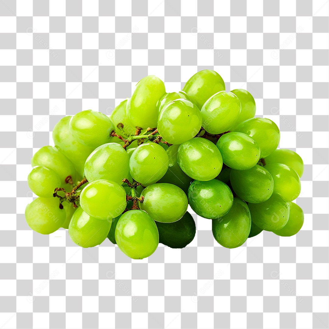 Uva Verde PNG Transparente
