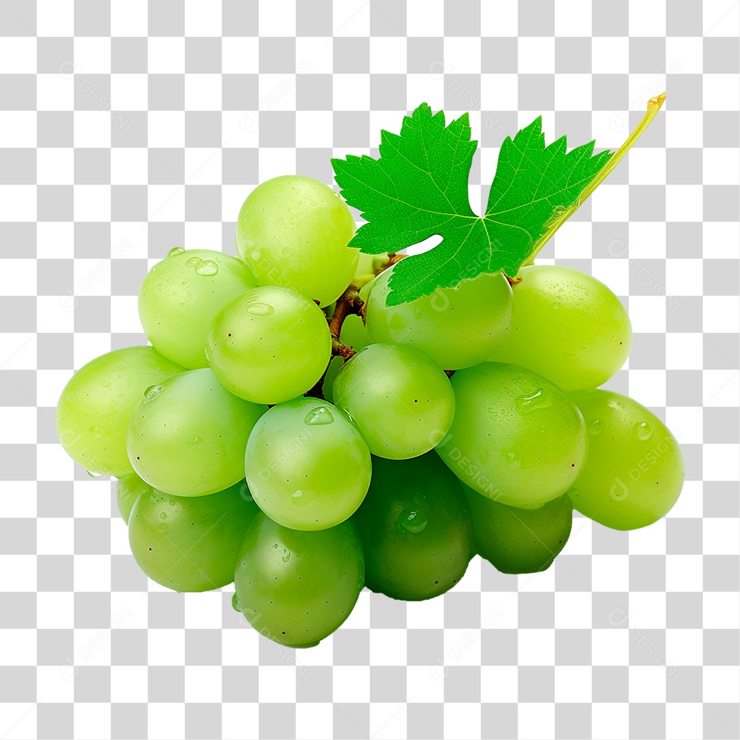 Uva Verde PNG Transparente