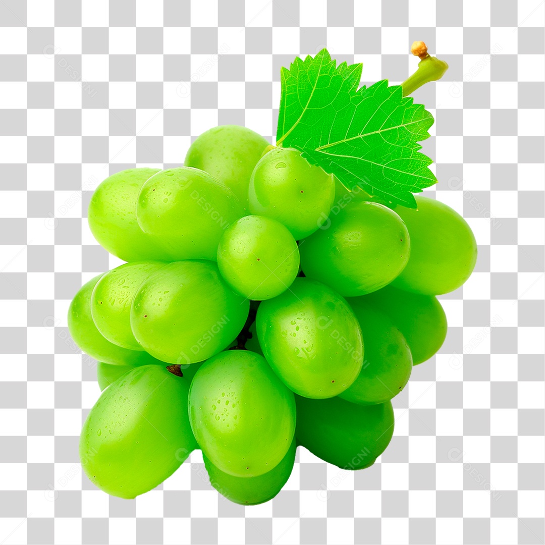 Uva Verde PNG Transparente