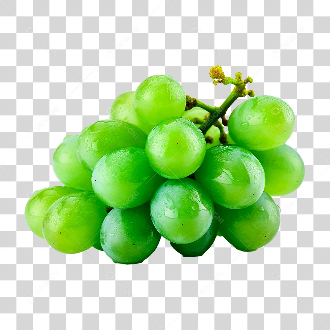 Uva Verde PNG Transparente