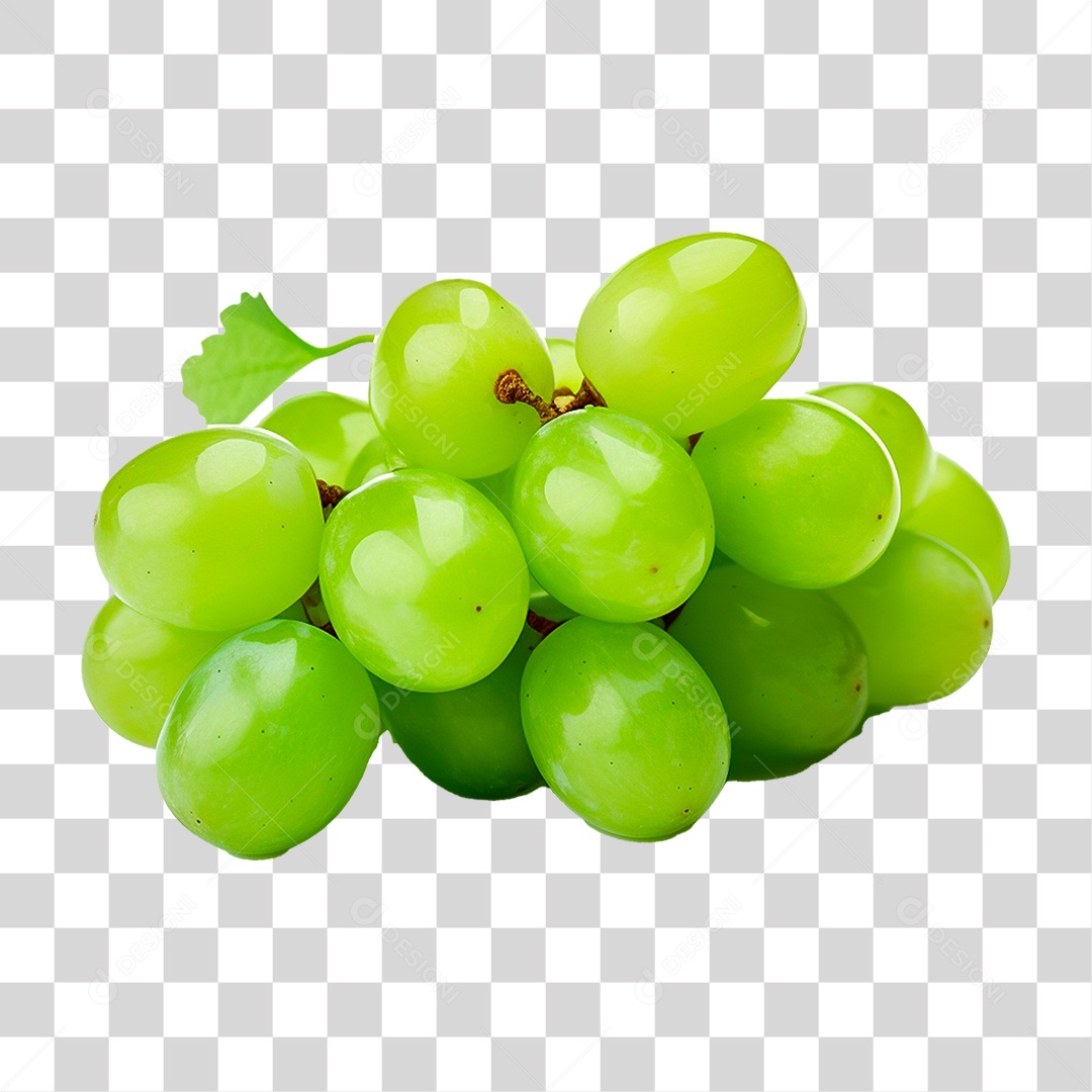 Uva Verde PNG Transparente