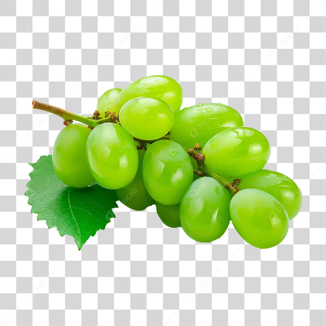 Uva Verde PNG Transparente